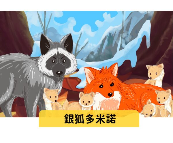 銀狐多米諾   難易度：★★☆